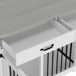 72.5" Dog Crate Furniture for 2 Dogs-150174
