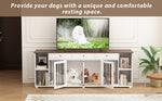 Furniture Style Dog Crate for 2 Dogs 94.8 Inch-150168