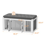 Dog Crate Furniture Bench for Large Dogs 49 Inch-150178