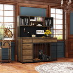 Extra Large Dog Crate Furniture Brown-210234