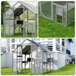 43ft² Large Wooden Outdoor Cat House