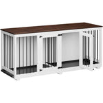 Large Dog Crate Furniture with Tray-150145