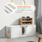 Cat Litter Box Enclosure for 2 Cat
