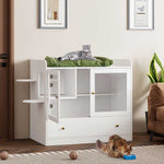 Large Cat Litter Box Furniture Hidden-180099
