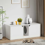 Cat Litter Box Enclosure for 2 Cat