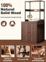 Large Litter Box Enclosure for Self Cleaning Litter Box-180111
