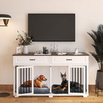 Large Dog Crate Furniture 72.4"-160